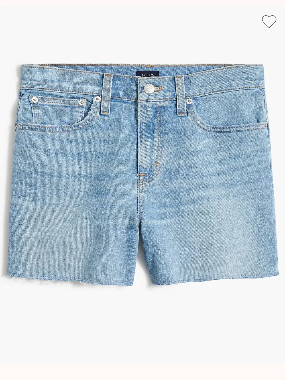 J. Crew Jean Shorts Faded Blue Denim Mom Shorts Women’s Size 29 NWT - Picture 1 of 6